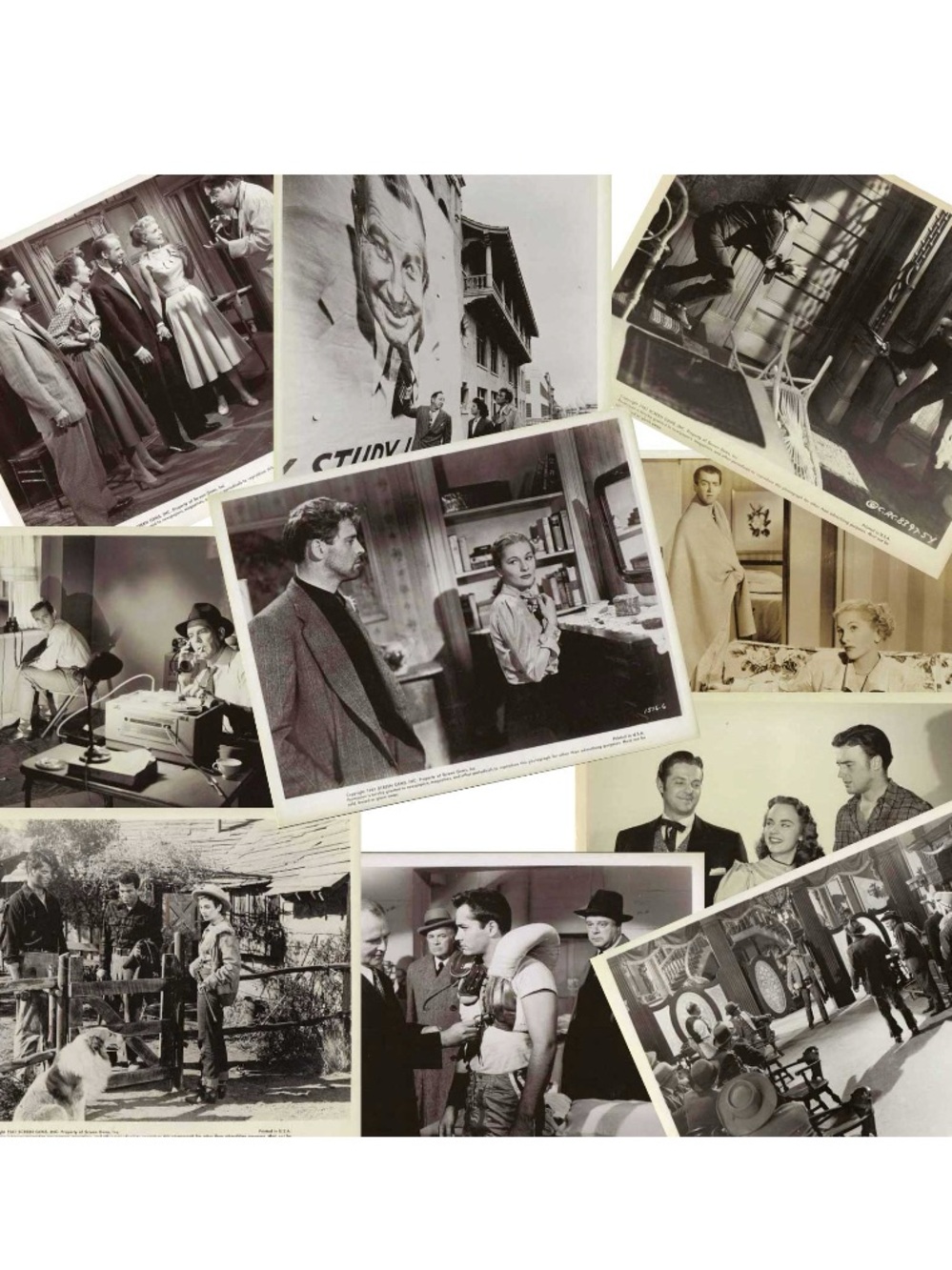 10 Vintage Movie Stills from 40's & 50's